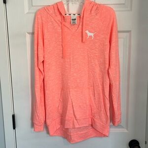 Victoria’s Secret PINK Orangesicle Oversized Hooded Tunic